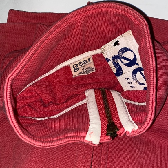 🎉HP🎉NWT Gear for Sports Men’s Sweatshirt 1/4 Zip Pull Over Salmon color large - Picture 3 of 16